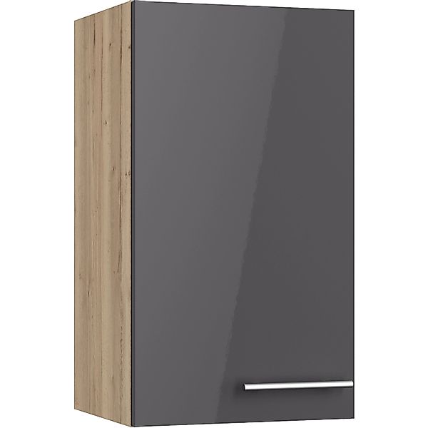 Optifit Küchen-Oberschrank Jonte984 40cm x 70,4cm x 34,9cm Anthrazit-Wildei günstig online kaufen