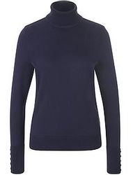 Rollkragen-Pullover aus 100% SUPIMA®-Baumwolle Peter Hahn blau günstig online kaufen