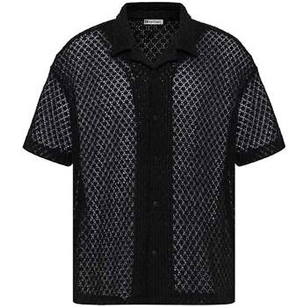 Dandalo  Kurzarm Hemdbluse Arjan Oversize Short Sleeve Lapel Collar Knit Sh günstig online kaufen