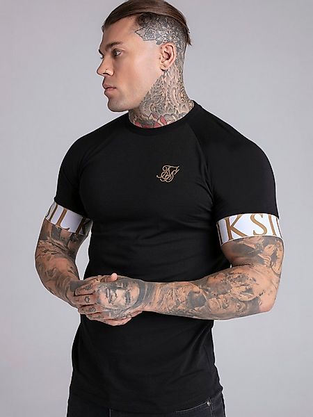 Siksilk T-Shirt SikSilk Herren Schwarzes Tech T-Shirt günstig online kaufen