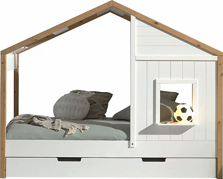 Vipack Kinderbett "Babs", (Made in Europe), Hausbett mit Lattenrost, wahlwe günstig online kaufen