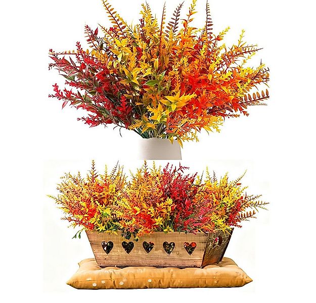 Kunstblumenstrauß 8 Bundles Künstliche Herbstblumen, Herbststrauß,Herbstblä günstig online kaufen