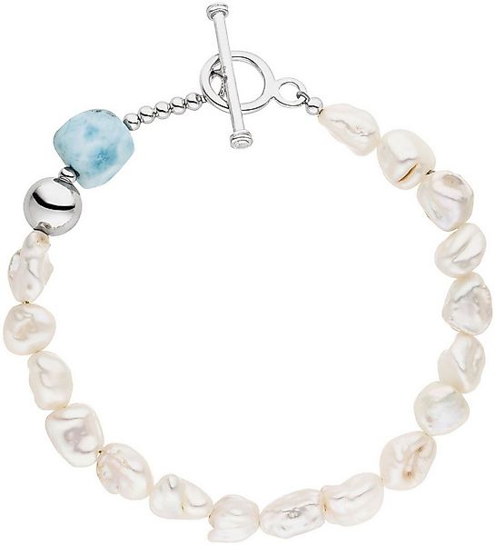 Adriana Perlenarmband Schmuck Geschenk Silber 925 Armband Armkette Capri, M günstig online kaufen