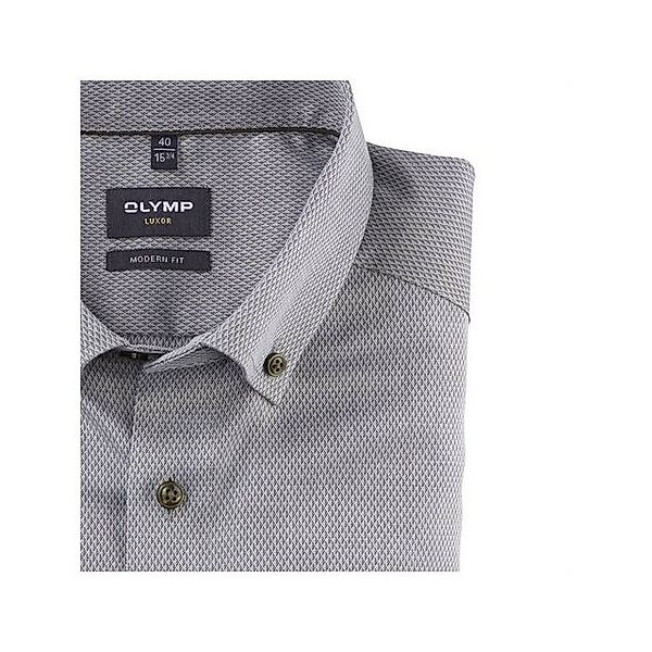 OLYMP Langarmhemd für Herren in olive (1-tlg) günstig online kaufen
