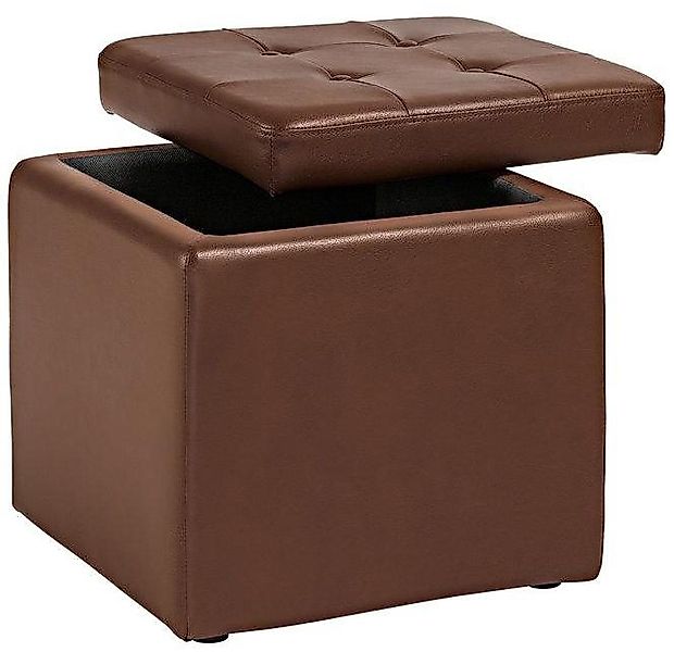 Home affaire Sitzwürfel 1 Stk. tlg. mit gepolstertem Deckel günstig online kaufen