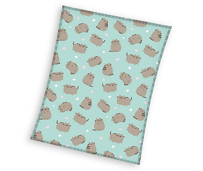 Kinderdecke Pusheen Fleecedecke Kuscheldecke 150 x 200 cm, Pusheen günstig online kaufen