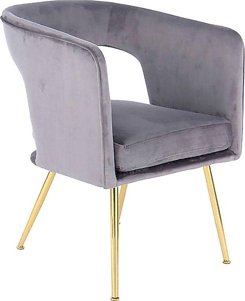 Kayoom Stuhl »Jolene 125, Esszimmerstuhl,eleganter Stoffbezug«, 1 St., samt günstig online kaufen
