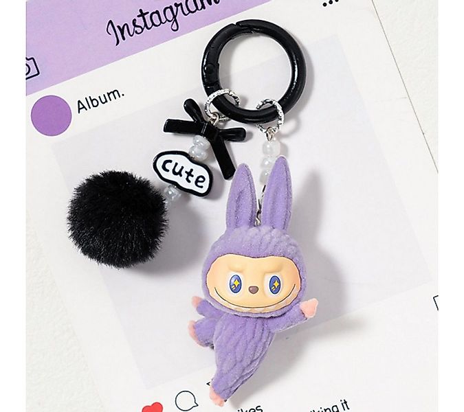 suebidou Schlüsselanhänger Labubu inspirierter niedlicher Anhänger für Tasc günstig online kaufen