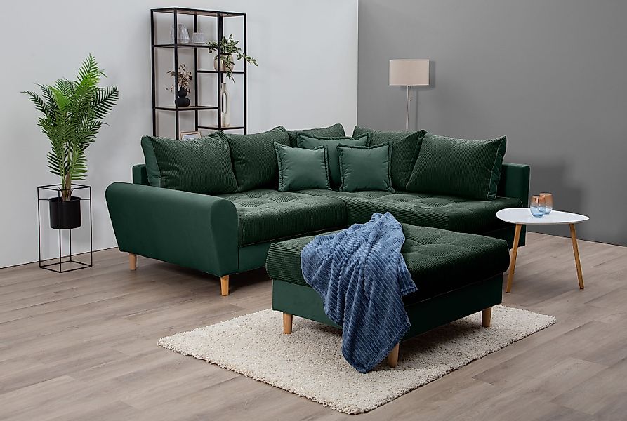Home affaire Ecksofa »Rice L-Form, B: 223 cm - OTTO. Verlässliche Qualität. günstig online kaufen