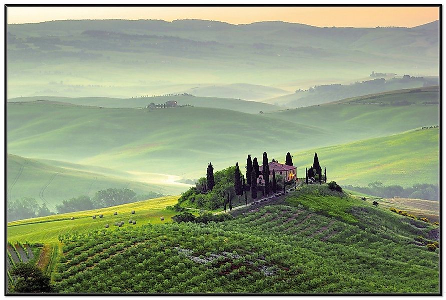 Wallario Poster, Toskana in Italien, in günstig online kaufen