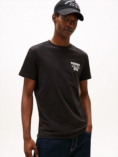 Tommy Jeans T-Shirt TJM ENTRY BILLS slim fit, Jersey, Rundhals günstig online kaufen