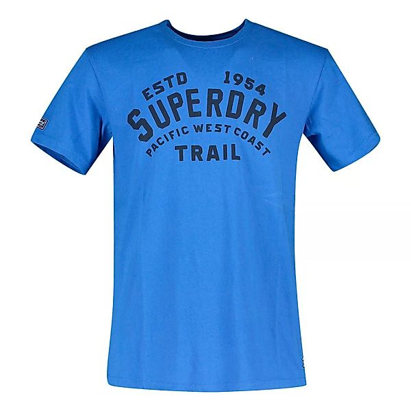 Superdry Heritage Mountain Relax Kurzarm T-shirt 2XL Classic Blue günstig online kaufen