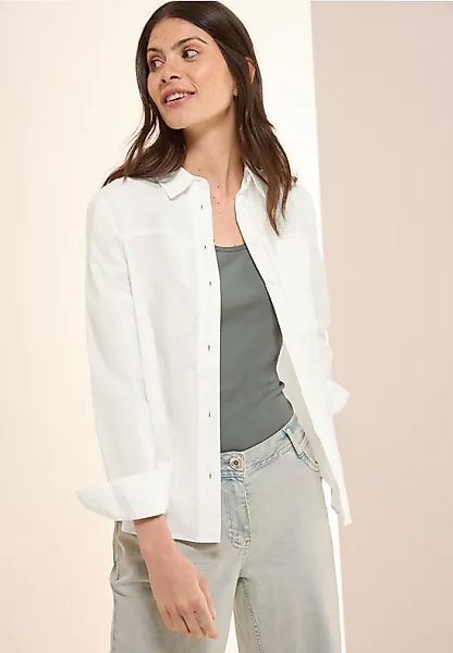 Cecil Langarmbluse aus reiner Baumwolle günstig online kaufen