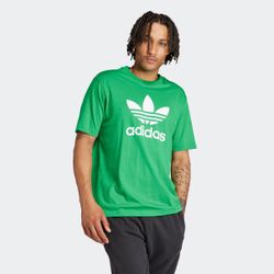 adidas Originals T-Shirt "TREFOIL T-SHIRT" Basic Shirt mit großem Trefoil L günstig online kaufen