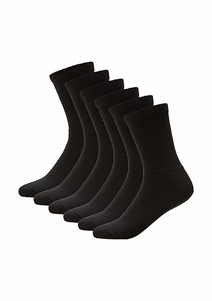 s.Oliver Sportsocken "essentials", (6 Paar), elastischer, druckfreier Bund günstig online kaufen