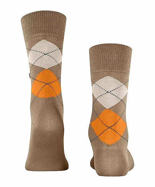 Burlington Manchester Herren Socken, 46-50, Braun, Argyle, Baumwolle, 20182 günstig online kaufen