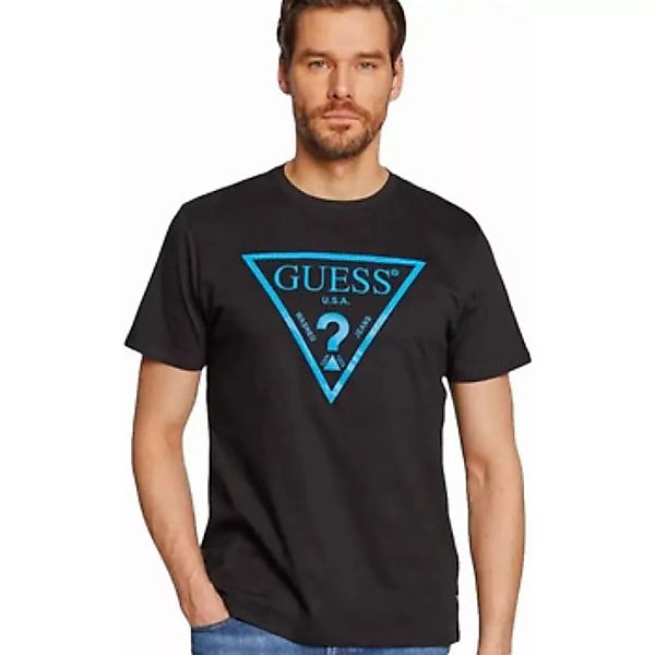 Guess  T-Shirt Classic logo triangle günstig online kaufen