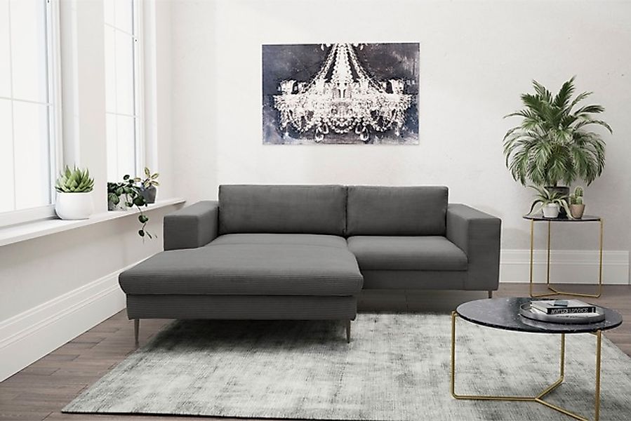 DOMO collection Ecksofa »Modica kompakt und elegant, Breite 244, L-Form«, m günstig online kaufen