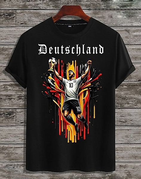 RMK T-Shirt Herren Shirt Fan Trikot Rundhals Fußball Deutschland Germany EM günstig online kaufen