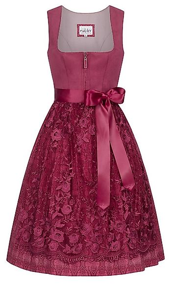 Nübler Trachtenkleid Midi Dirndl Gundi in Beere von Nübler günstig online kaufen