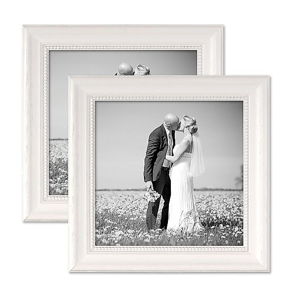 PHOTOLINI Bilderrahmen 2er Set im Shabby-Chic günstig online kaufen