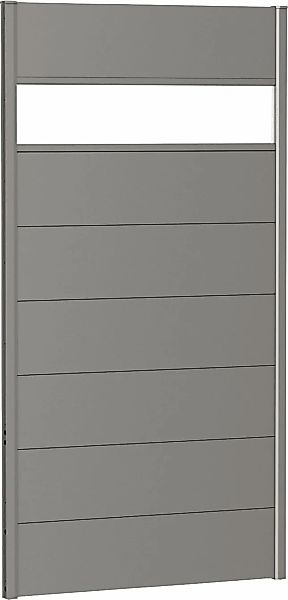 Biohort Sichtschutzelement 7 Metall-Paneele, 1 Acrylglas-Paneel und 2 Schie günstig online kaufen