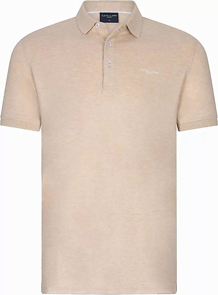 Cavallaro Bavegio Poloshirt Melange Beige - Größe L günstig online kaufen