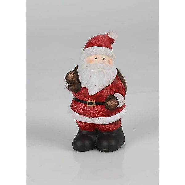 BURI Dekofigur Weihnachtsmann stehend Weihnachtsdeko Weihnachtsfigur günstig online kaufen