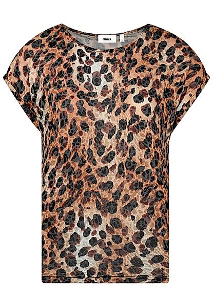 elanza T-Shirt Shirt mit Leo-Muster in günstig online kaufen