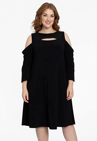 Yoek A-Linien-Kleid mit Cut-Out günstig online kaufen