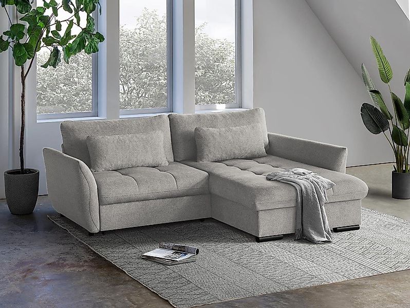 Beautysofa Ecksofa Caro, Lieferung beinhaltet die günstig online kaufen