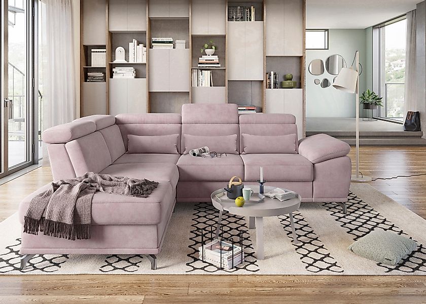 sit&more Ecksofa Cabrio L-Form, B: 274 günstig online kaufen