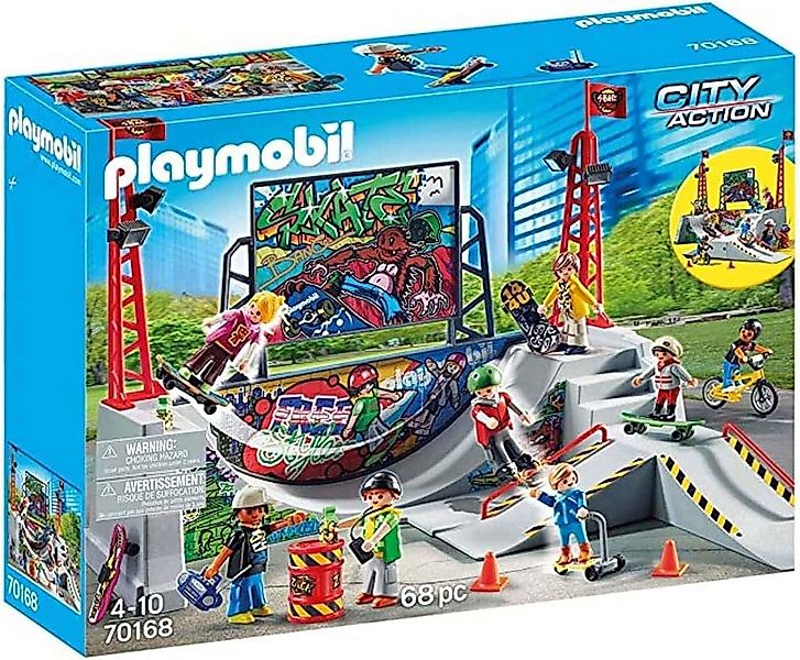 Playmobil® City Action 70168 Skatepark mit 4 Skateboards Konstruktions-Spie günstig online kaufen