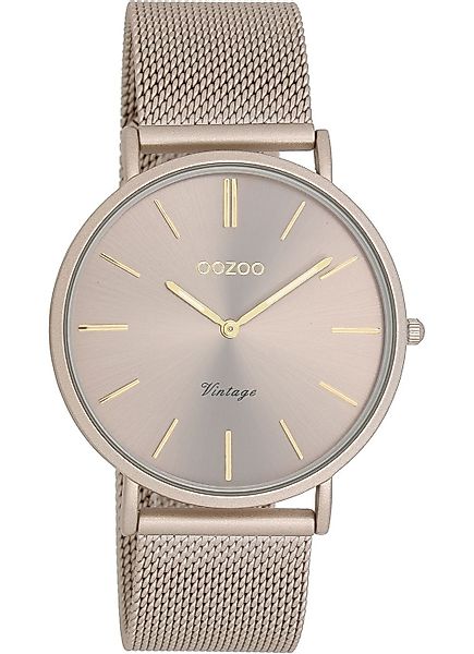 OOZOO Quarzuhr Vintage Armbanduhr C20336 Taupe günstig online kaufen