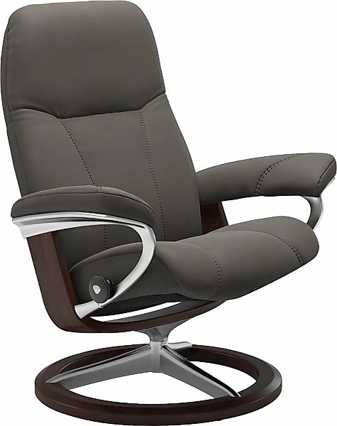 Stressless "Consul" mit Signature Base, Größe M, Gestell Braun günstig online kaufen