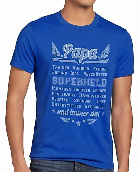 style3 Print-Shirt Herren T-Shirt Papa Vorbild Superheld und immer da! Vate günstig online kaufen