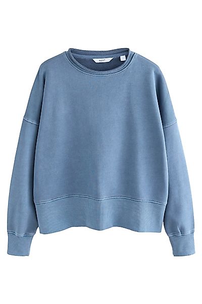 Next Sweater Sweatshirts mit fransigem Saum günstig online kaufen