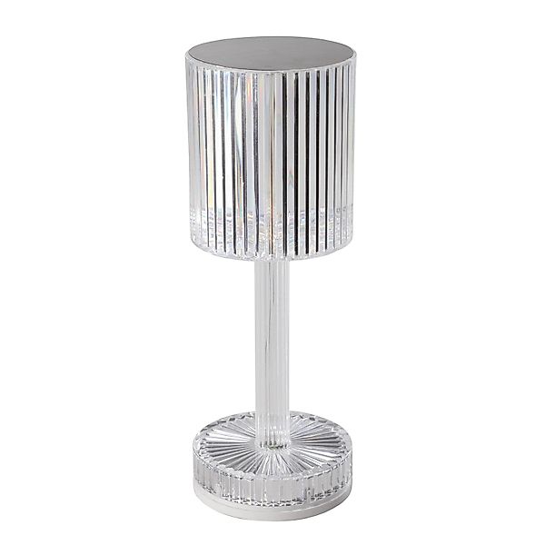 EGLO LED Akku Tischleuchte LUCIGNANO Kristall-transp. RGB Touch-Funkt. günstig online kaufen