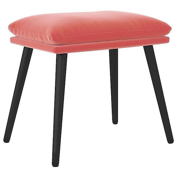 vidaXL Polsterhocker Fußhocker Rosa 45x29,5x35 cm günstig online kaufen