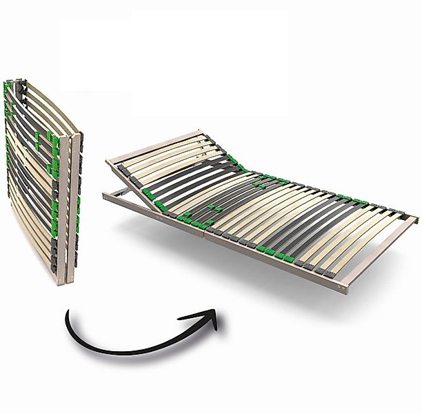 Lattenrost Lattenrost 80x200 cm verstellbares Kopfteil FERTIG MONTIERT - 7 günstig online kaufen