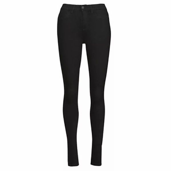 Noisy may Skinny-fit-Jeans "NMCALLIE HW SKINNY BLACK JEANS NOOS" günstig online kaufen