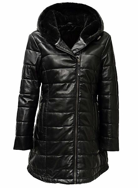 Zimmert Leather Ledermantel Vanessa washed Lammnappa, Kapuzenkragen, Steppm günstig online kaufen