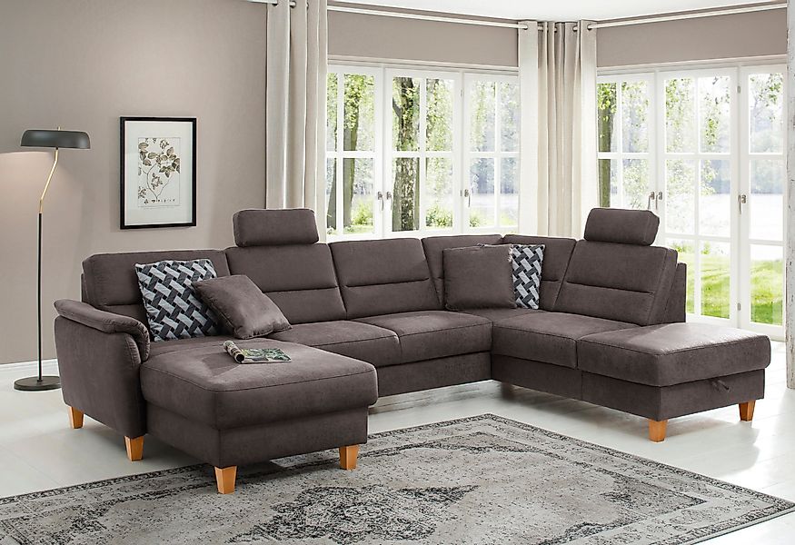 Home affaire Wohnlandschaft Palmera U-Form, B: günstig online kaufen