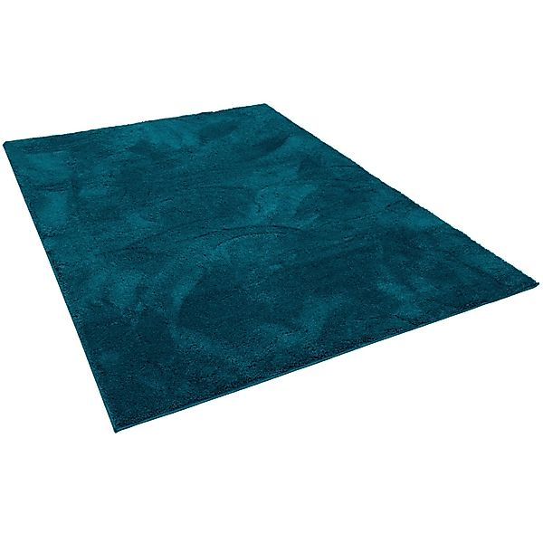 Pergamon Luxus Super Soft Hochflor Langflor Teppich Silky Petrol 200x290cm günstig online kaufen