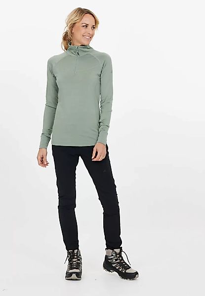 WHISTLER Langarmshirt "Blume", mit Reißverschluss und Stehkragen günstig online kaufen