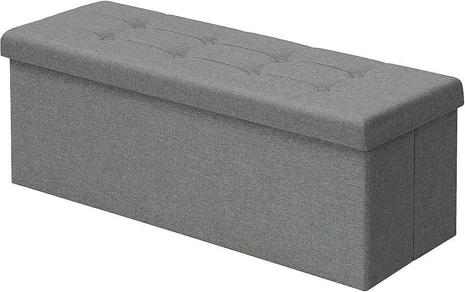 Woltu Sitzhocker (1 St), mit Stauraum 110cm, Bettbank klappbar, aus Leinen günstig online kaufen