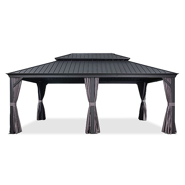 PURPLE LEAF Pavillon Außenbereich Alu Gartenpavillon günstig online kaufen