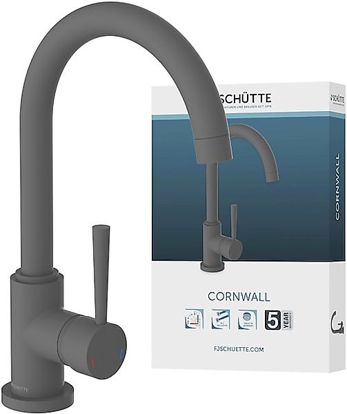 Schütte Spültischarmatur »CORNWALL«, energiesparender Cold-Start, 360° schw günstig online kaufen