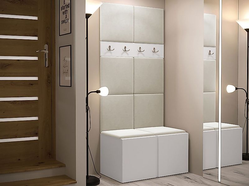 MIRJAN24 Garderoben-Set Orion IV, (Komplett-Set, mit Schuhschrank, Kleiderh günstig online kaufen