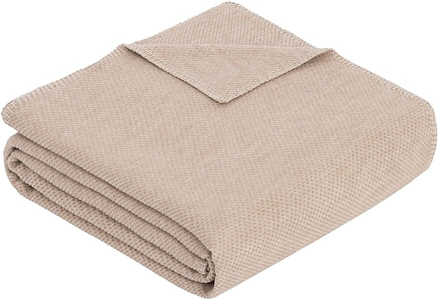 Wohndecke Uni Struktur Decke Charlotte, IBENA, günstig online kaufen